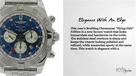 ab0410 breitling|Breitling flying fish.